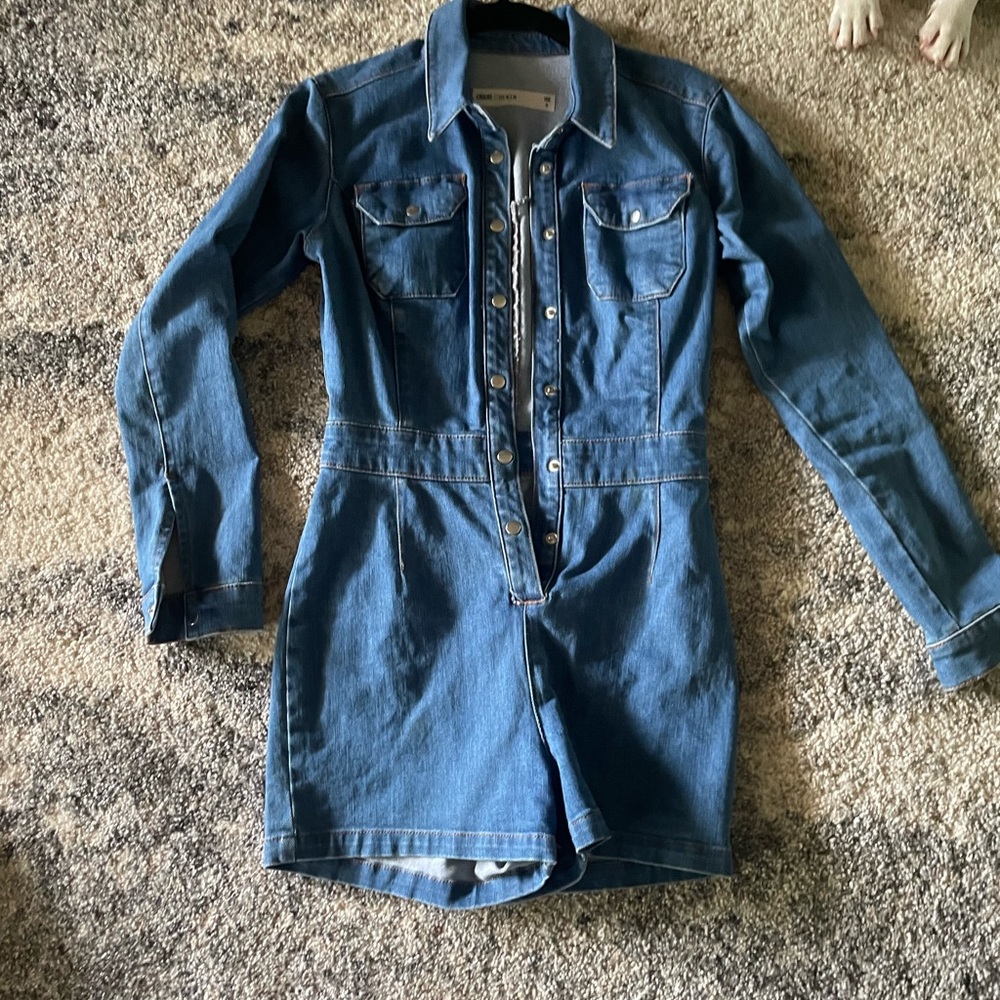 Denim romper - Picture 3 of 4